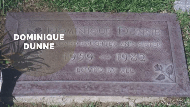 Movie star Dominique Dunne was killed by her ex boyfriend John Sweeney in 1982 in a classic case of domestic violence